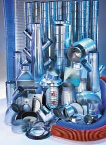 Air Handling Systems Spiral Pipe Fittings Flexible Hose
