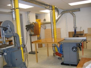 Woodworking Hobby Shop Dust Collection – Air Handling Systems